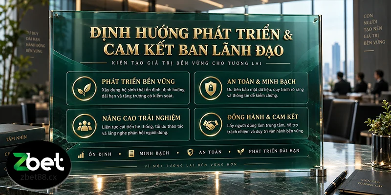 Định hướng phát triển và cam kết của ban lãnh đạo