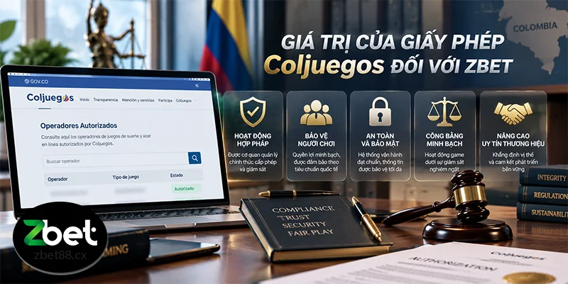 Giá trị của giấy phép Coljuegos