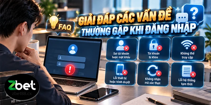 Giải đáp các vấn đề thường gặp khi đăng nhập