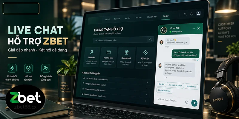Cửa sổ live chat hỗ trợ khách hàng